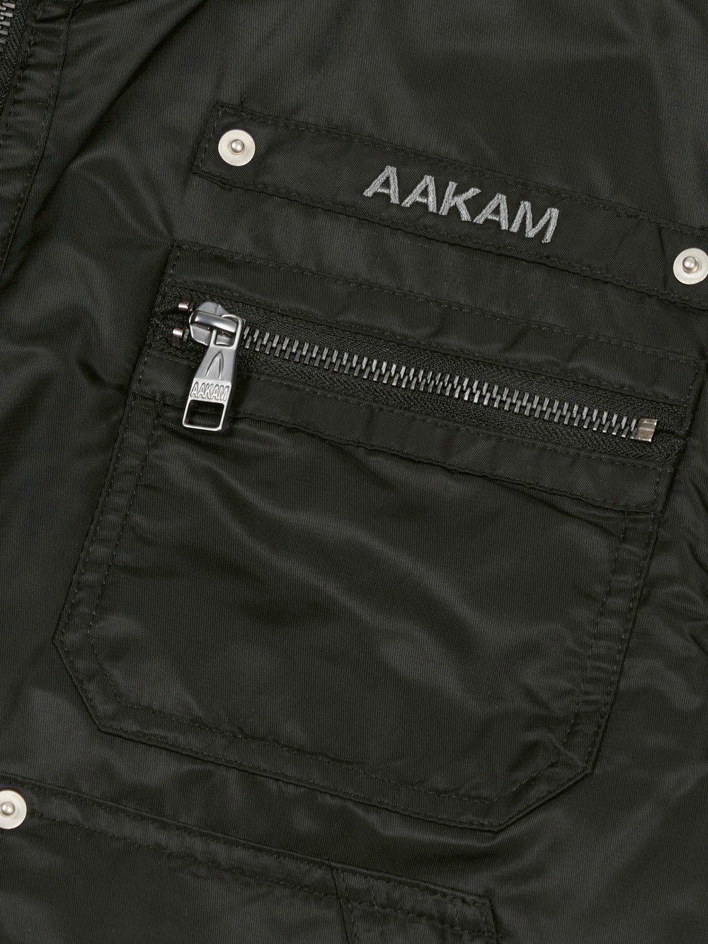 【AAKAM】Knitted Nylon Jacket