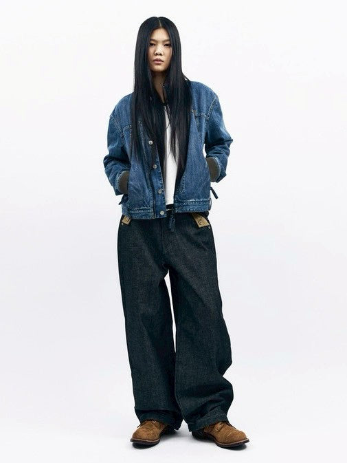 【AAKAM】Bonnie Pocket Denim Pants