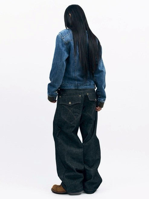 【AAKAM】Bonnie Pocket Denim Pants