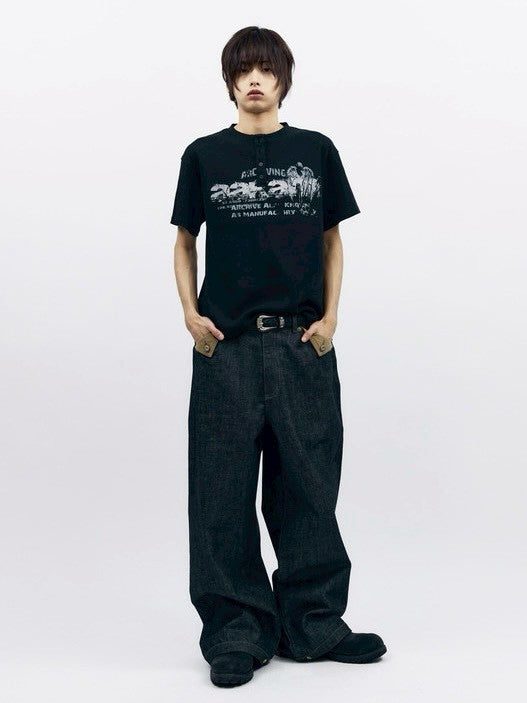 【AAKAM】Bonnie Pocket Denim Pants