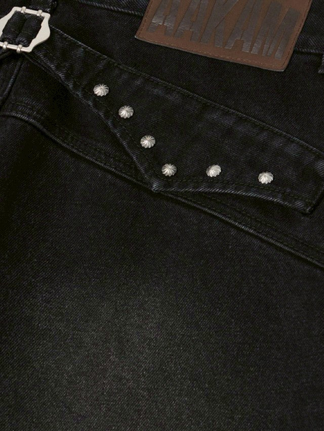【AAKAM】Steve Double Knee Denim Pants