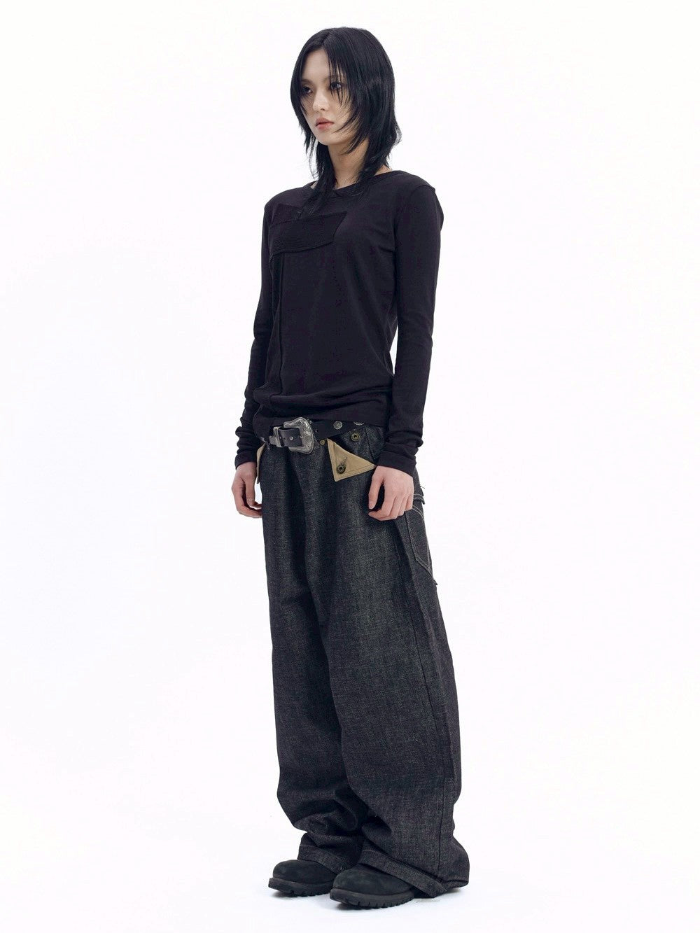 【AAKAM】Bonnie Pocket Denim Pants