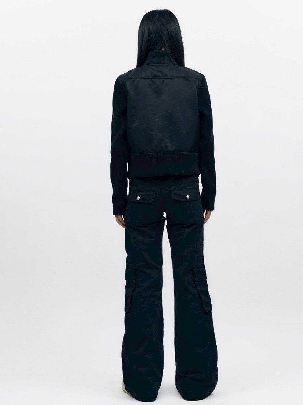 【AAKAM】Knitted Nylon Jacket