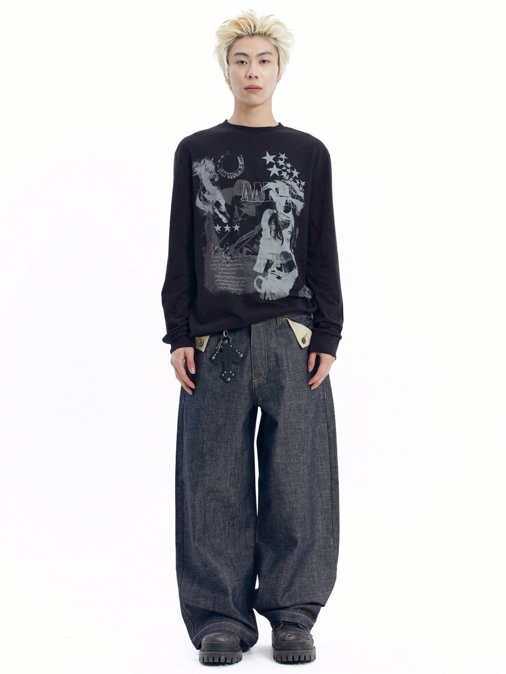 【AAKAM】Bonnie Pocket Denim Pants