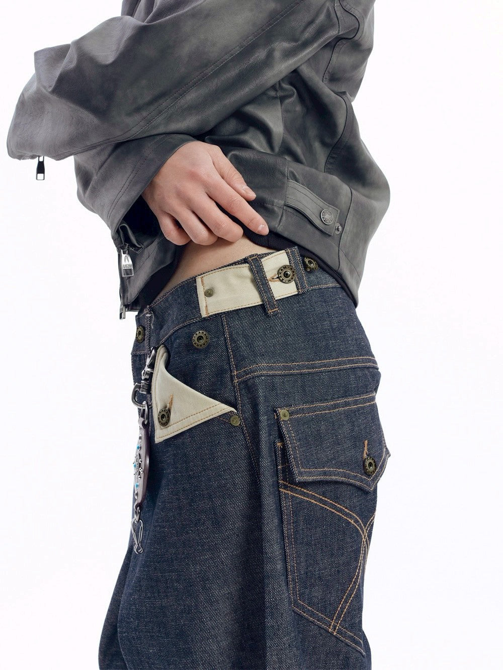 【AAKAM】Bonnie Pocket Denim Pants