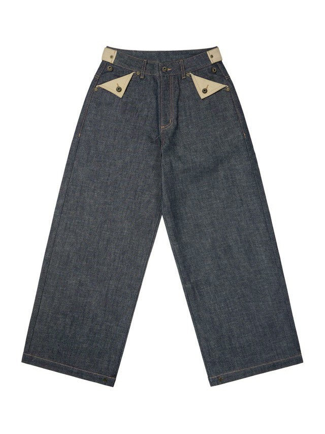 【AAKAM】Bonnie Pocket Denim Pants