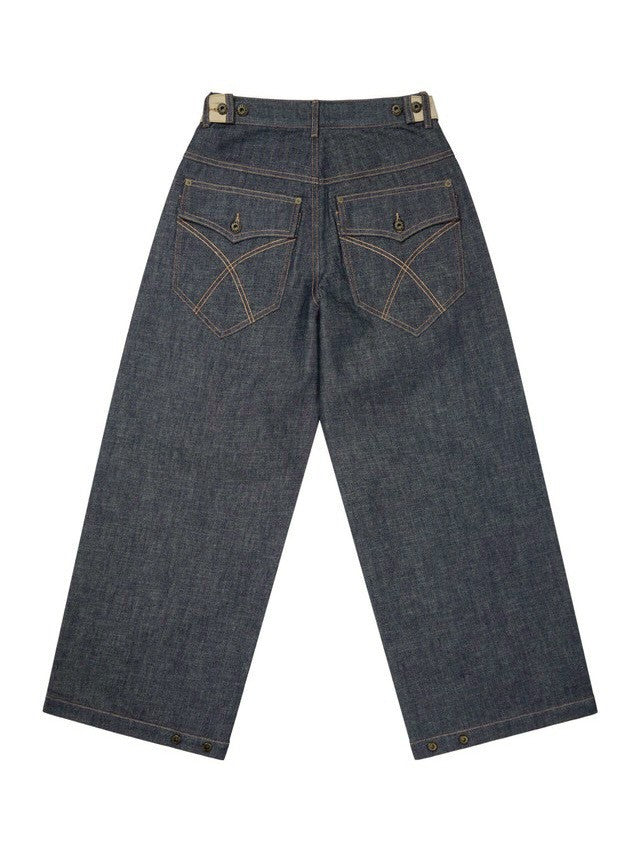 【AAKAM】Bonnie Pocket Denim Pants