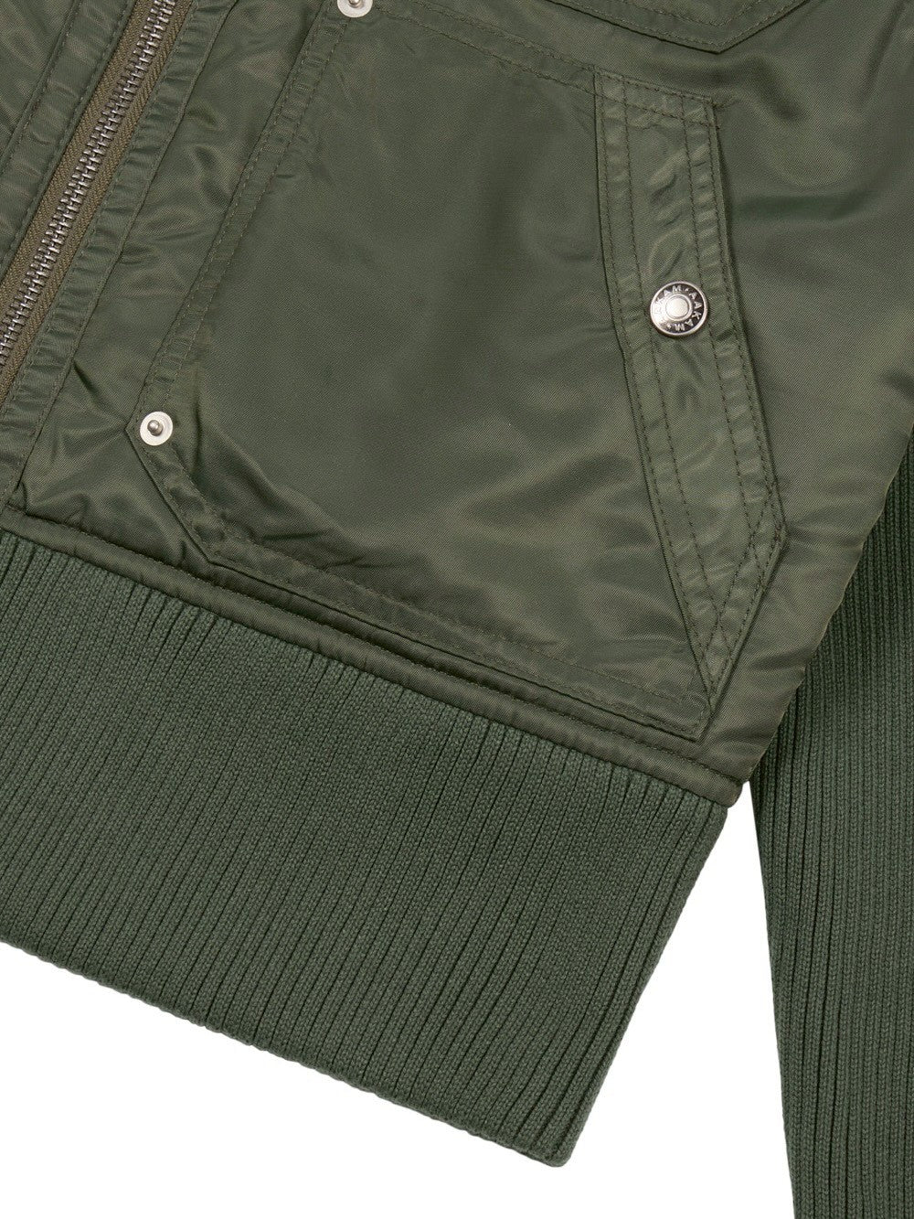 【AAKAM】Knitted Nylon Jacket