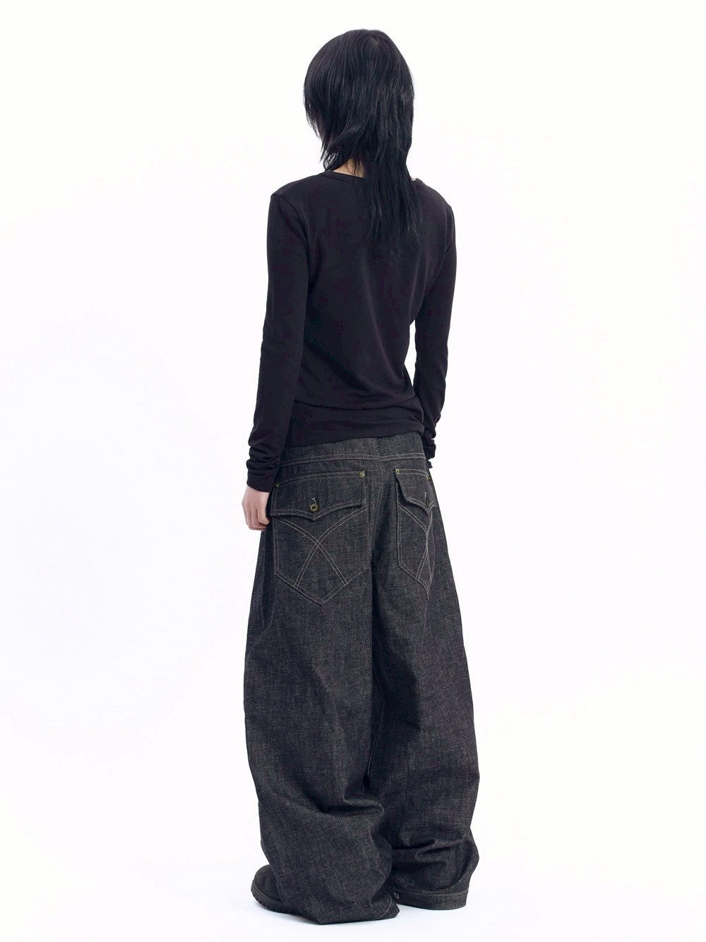 【AAKAM】Bonnie Pocket Denim Pants