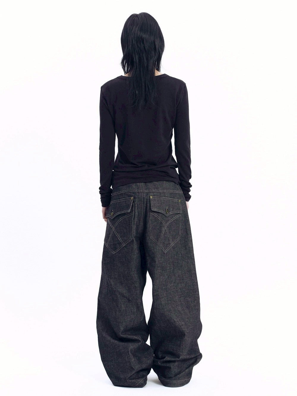 【AAKAM】Bonnie Pocket Denim Pants