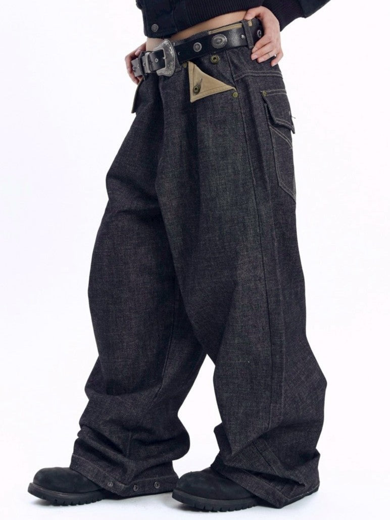 【AAKAM】Bonnie Pocket Denim Pants