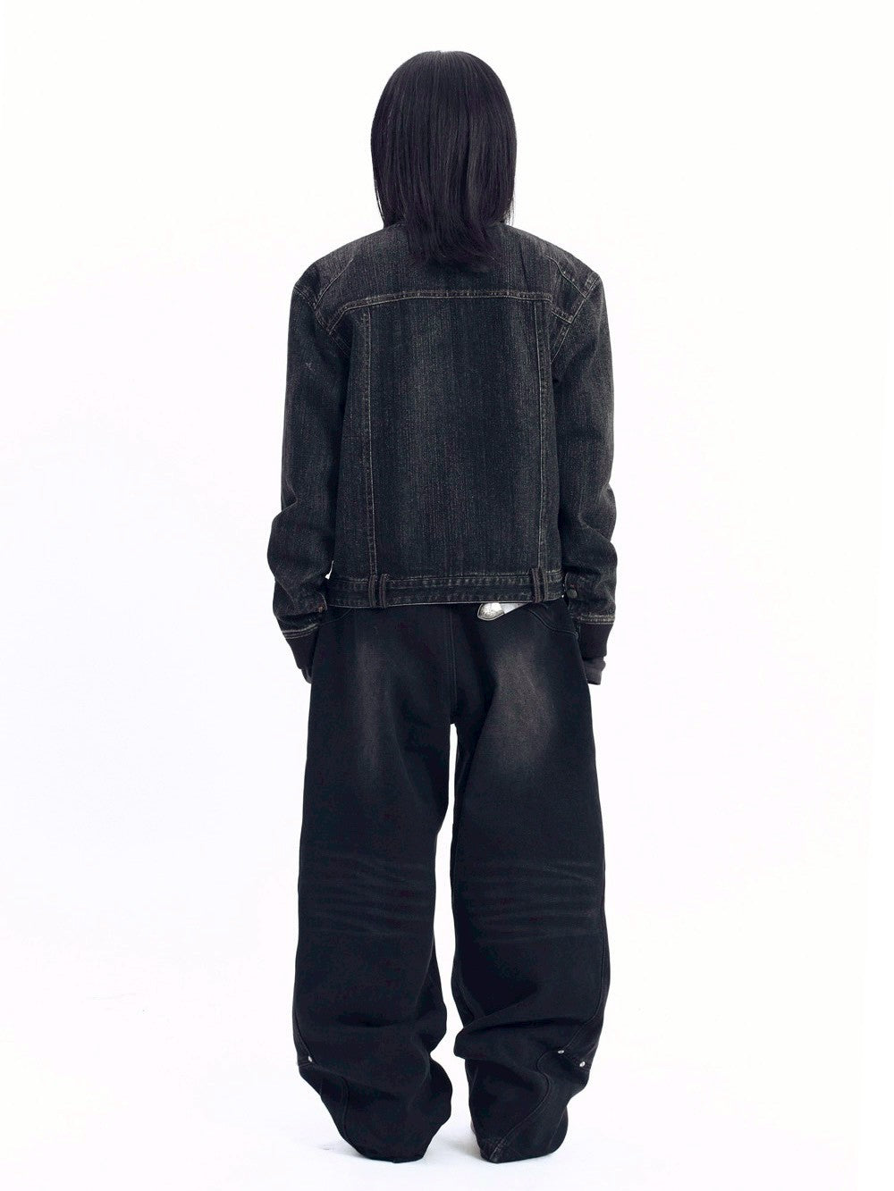 【AAKAM】Steve Double Knee Denim Pants