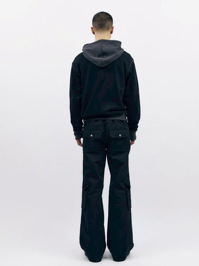 【AAKAM】Flare Cargo Pocket Pants