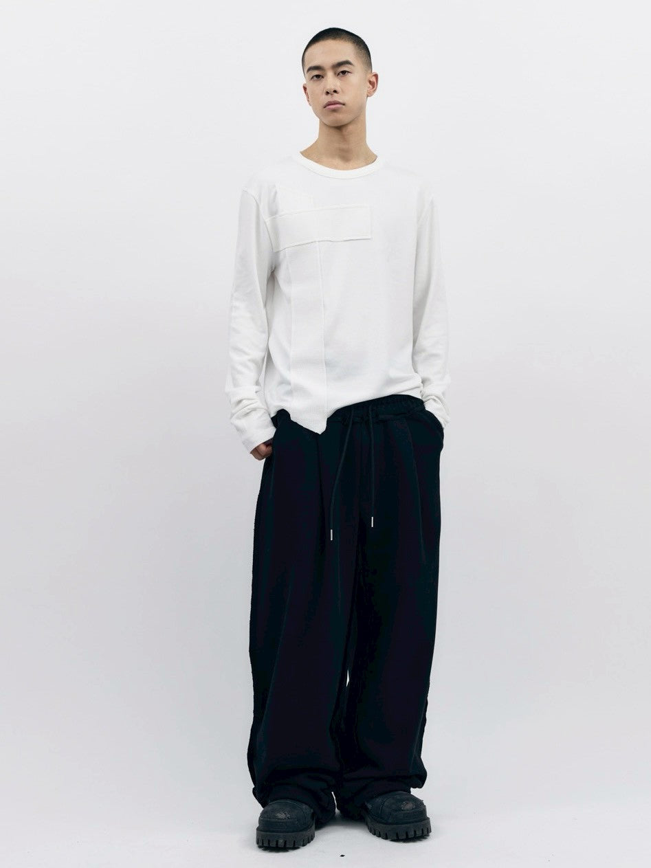 【AAKAM】Cross Patch Long Sleeve