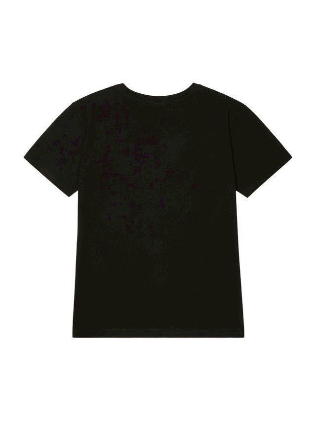 【AAKAM】Gun Lettering Half Top
