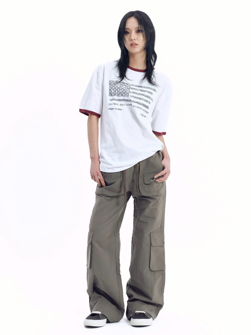 【AAKAM】Star-Spangled Ringer Top
