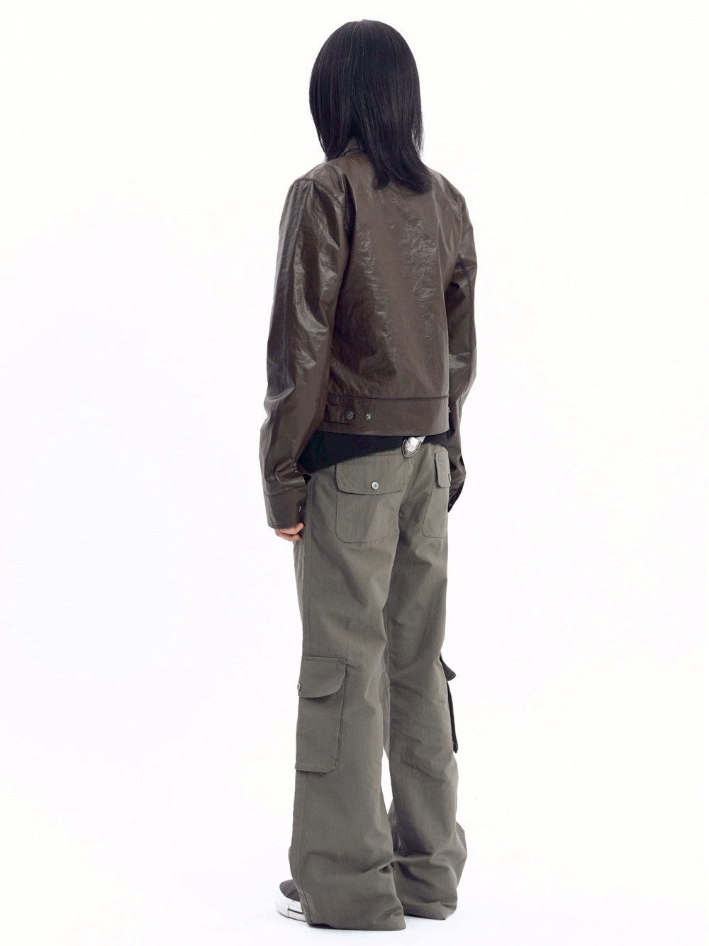 【AAKAM】Flare Cargo Pocket Pants