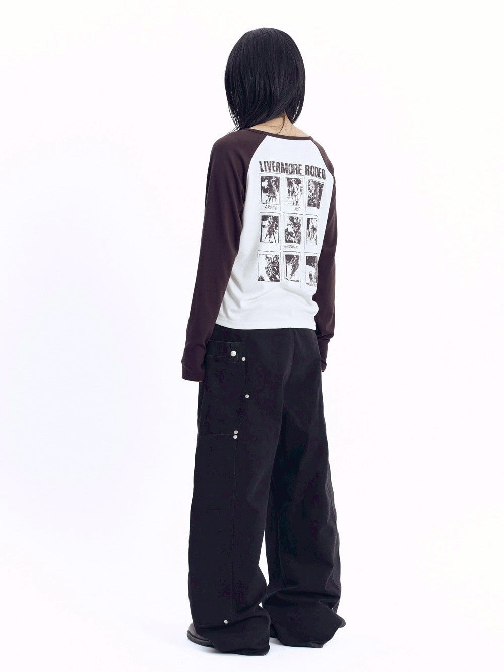 【AAKAM】Slit Raglan Long Sleeve