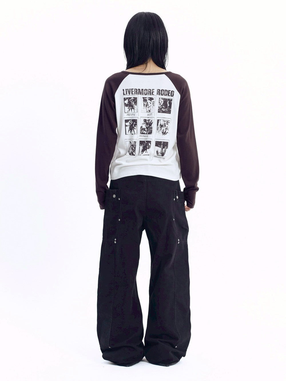【AAKAM】Slit Raglan Long Sleeve