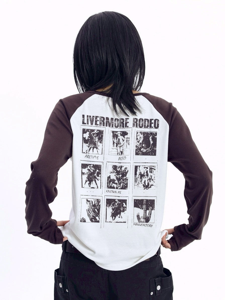 【AAKAM】Slit Raglan Long Sleeve