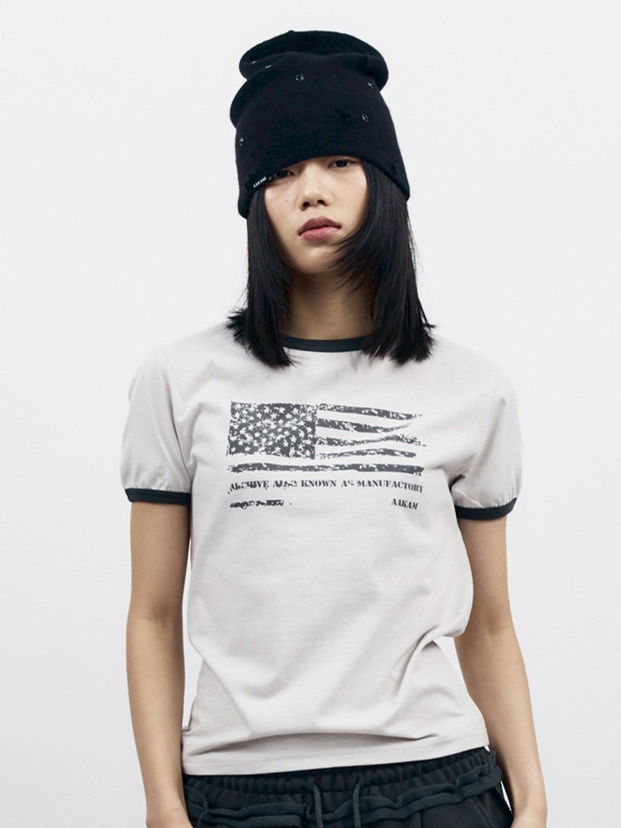 【AAKAM】Star-Spangled Ringer Top