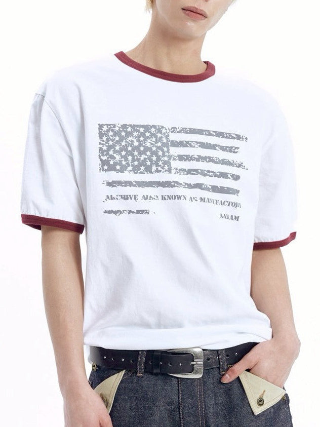 【AAKAM】Star-Spangled Ringer Top