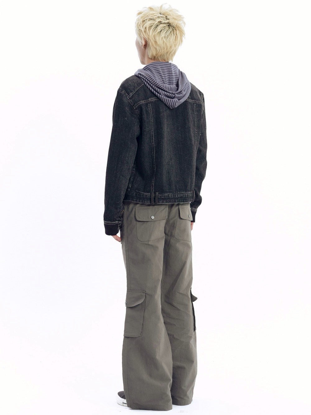 【AAKAM】Flare Cargo Pocket Pants