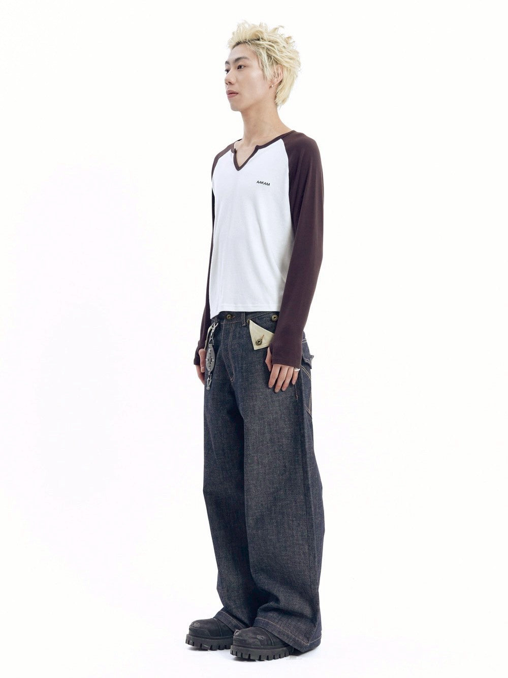 AAKAM】Slit Raglan Long Sleeve – PRESSING WEB SHOP