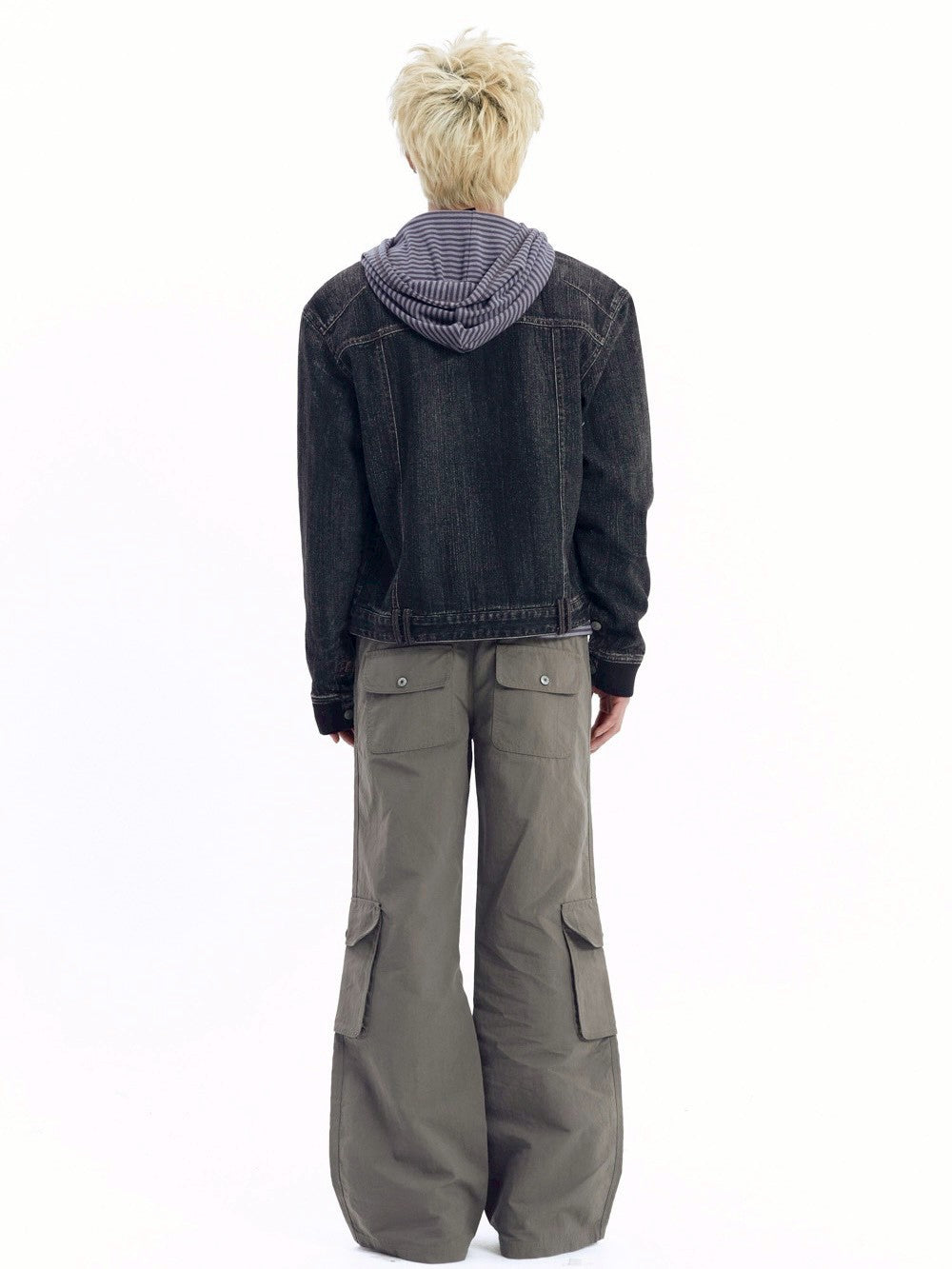 【AAKAM】Flare Cargo Pocket Pants