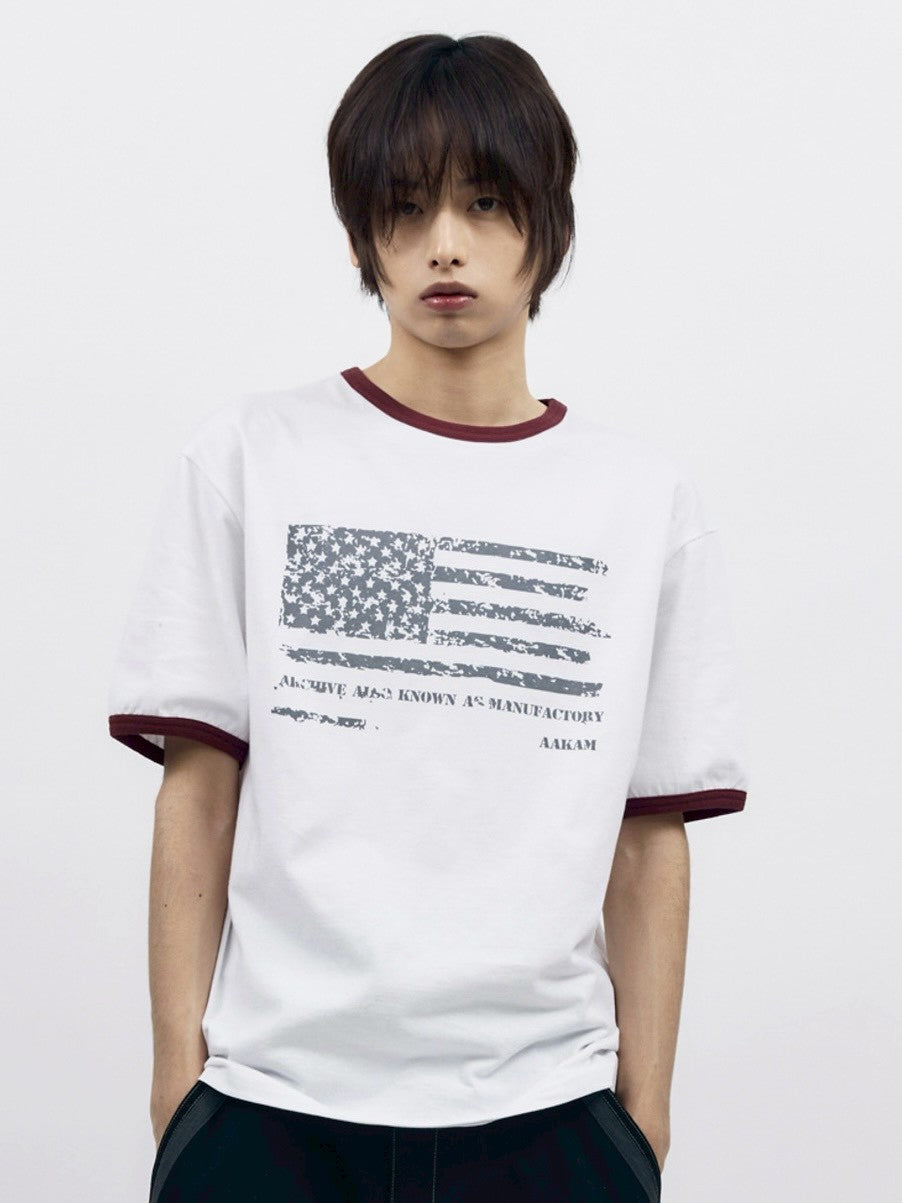 【AAKAM】Star-Spangled Ringer Top