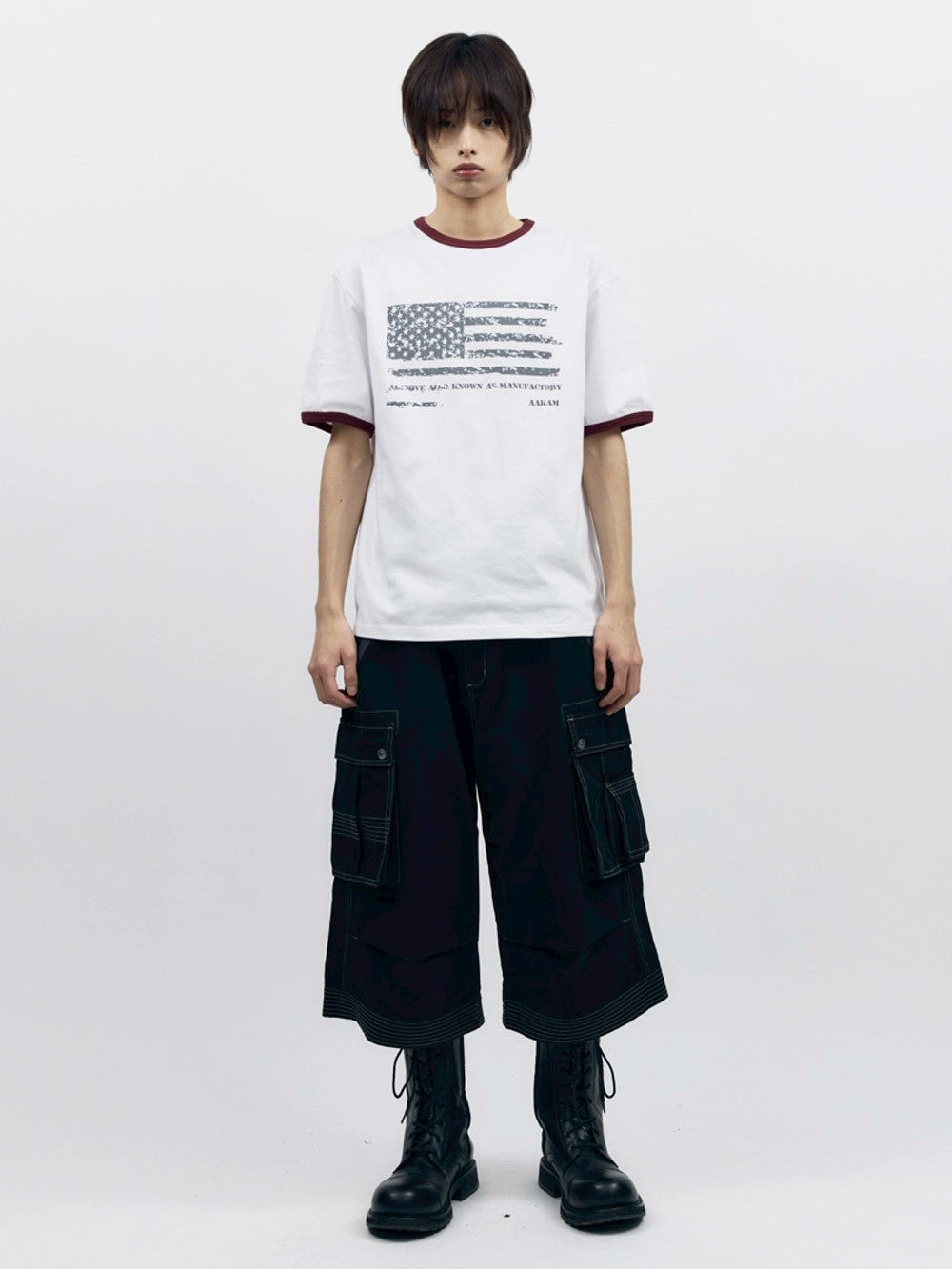 【AAKAM】Star-Spangled Ringer Top