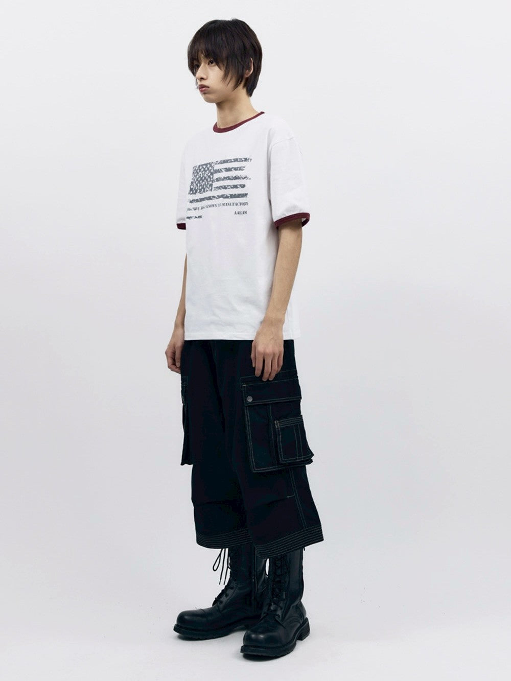 【AAKAM】Star-Spangled Ringer Top