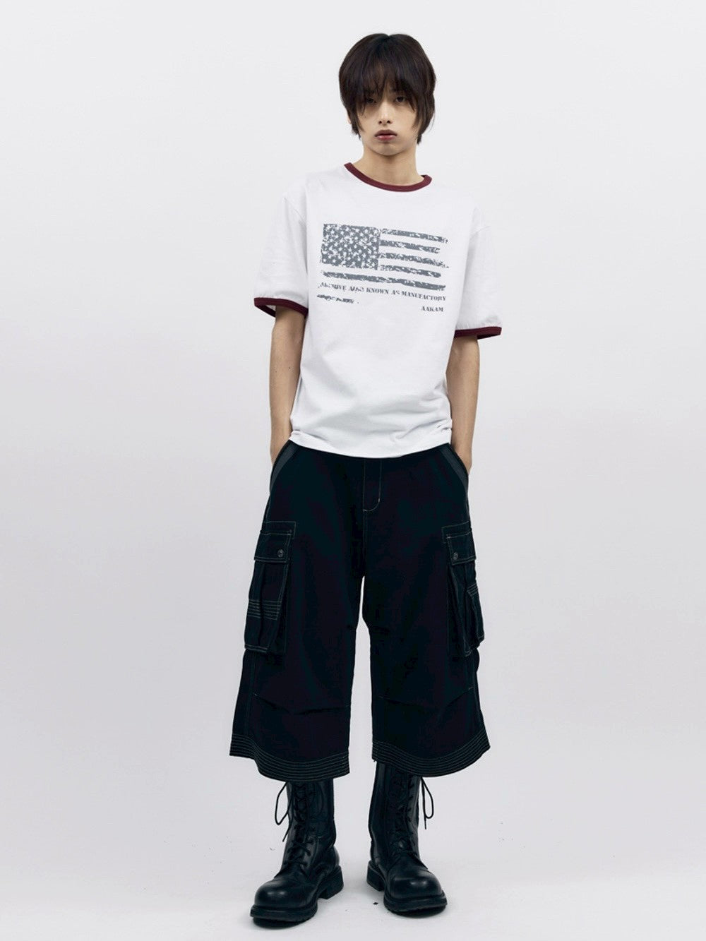 【AAKAM】Star-Spangled Ringer Top