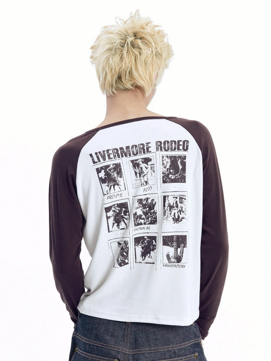 【AAKAM】Slit Raglan Long Sleeve