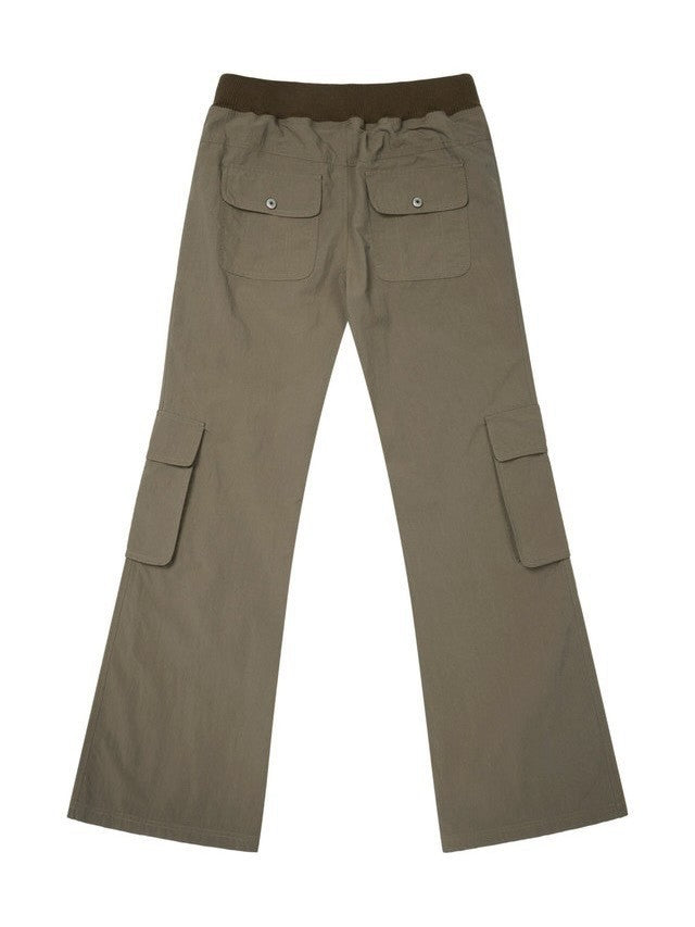 【AAKAM】Flare Cargo Pocket Pants