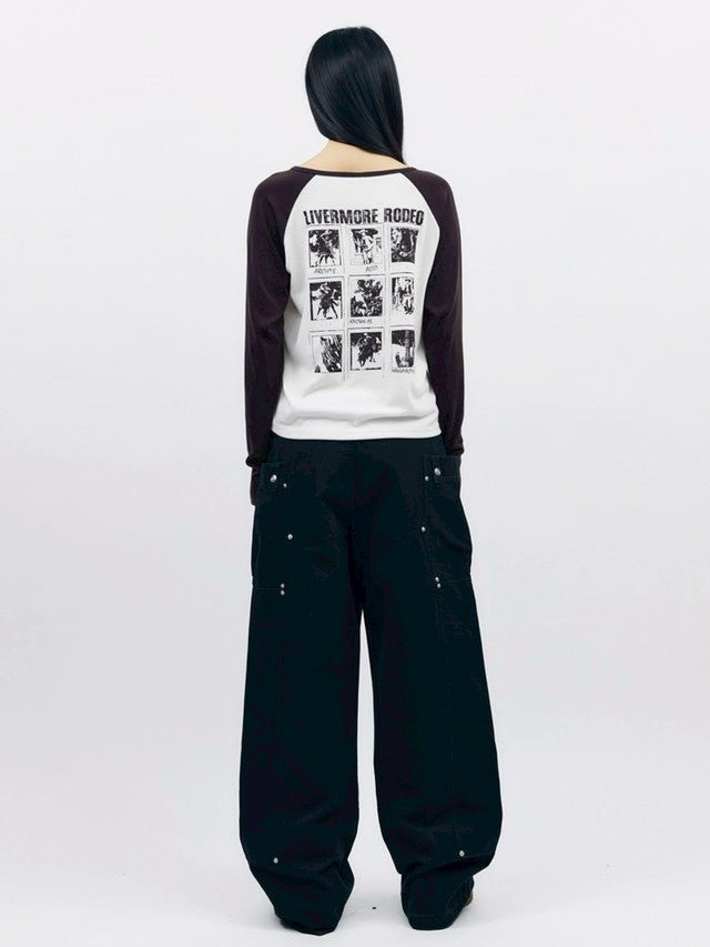 AAKAM】Slit Raglan Long Sleeve – PRESSING WEB SHOP