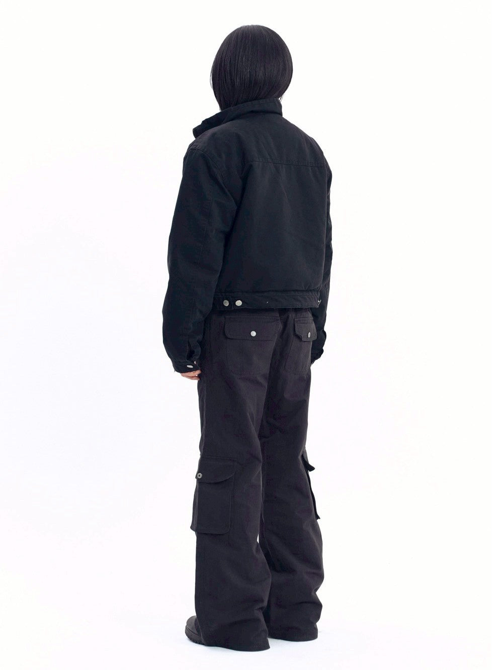 【AAKAM】Flare Cargo Pocket Pants