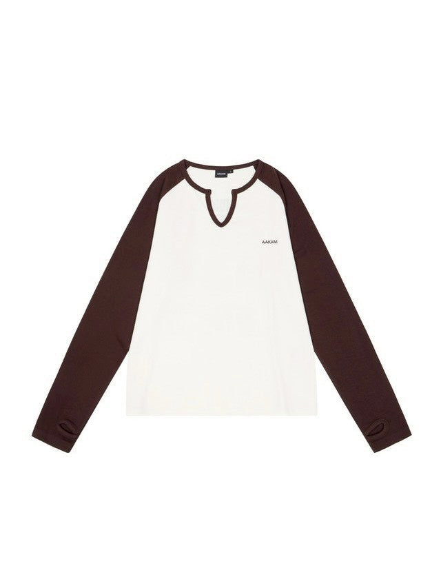 AAKAM】Slit Raglan Long Sleeve – PRESSING WEB SHOP