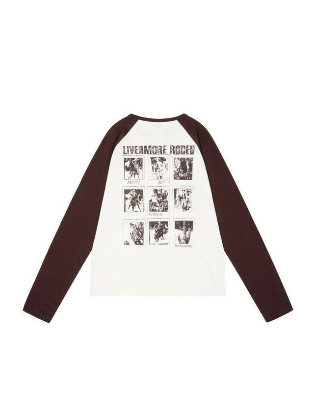 【AAKAM】Slit Raglan Long Sleeve