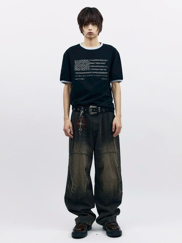 【AAKAM】Star-Spangled Ringer Top