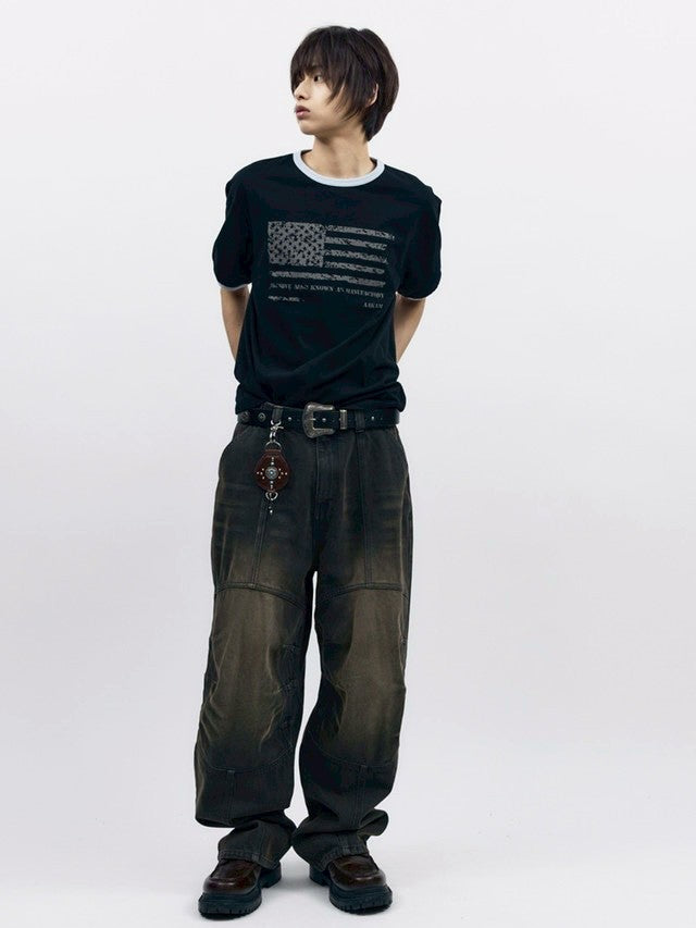 【AAKAM】Star-Spangled Ringer Top