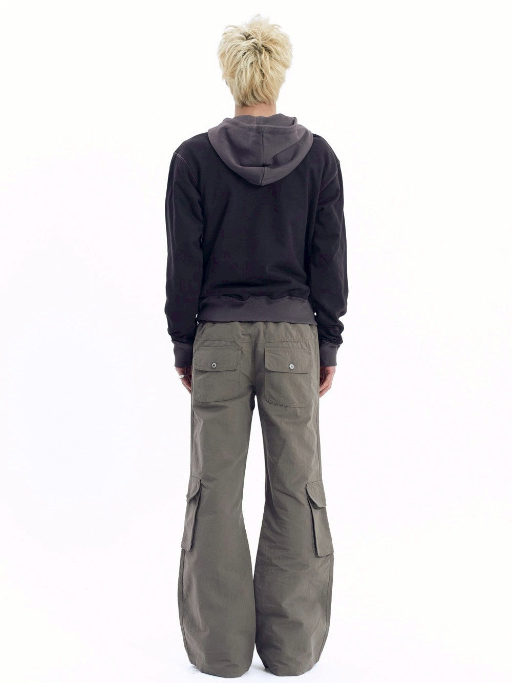 【AAKAM】Star-Spangled Zip-Up hoodie