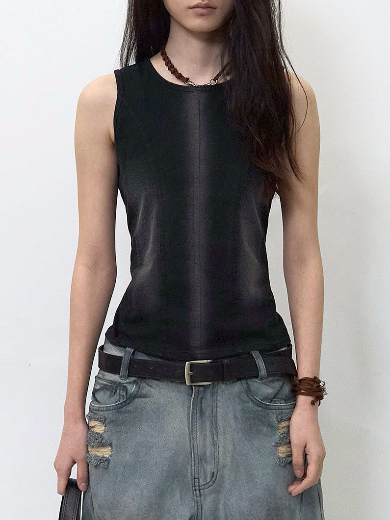 【BLR BLUER】Vintage Washing Sleeveless