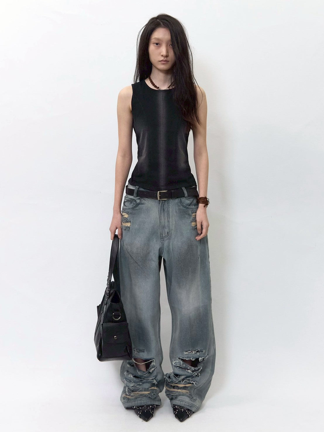 【BLR BLUER】Vintage Washing Sleeveless