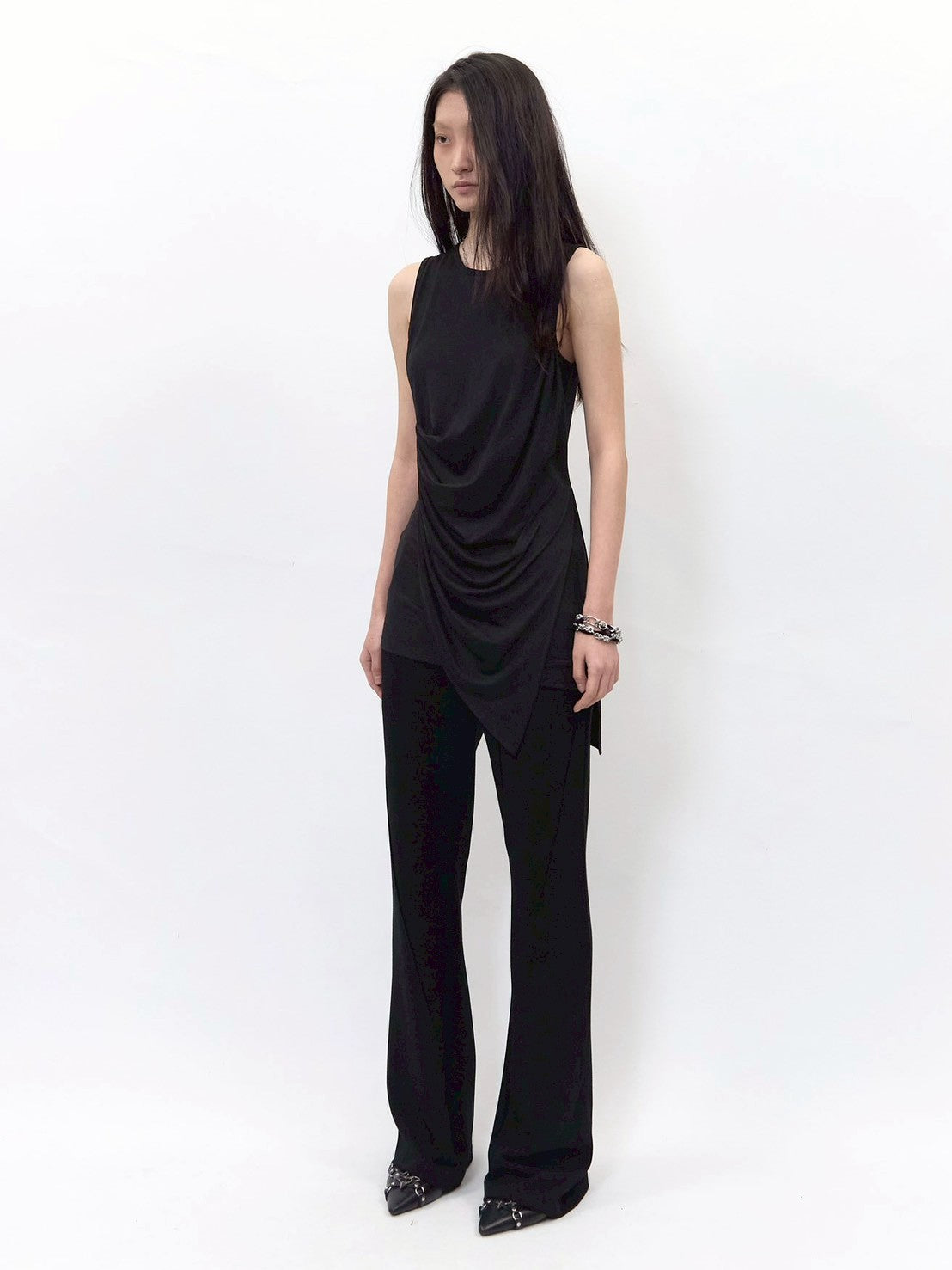 【BLR BLUER】Soft Draping Sleeveless