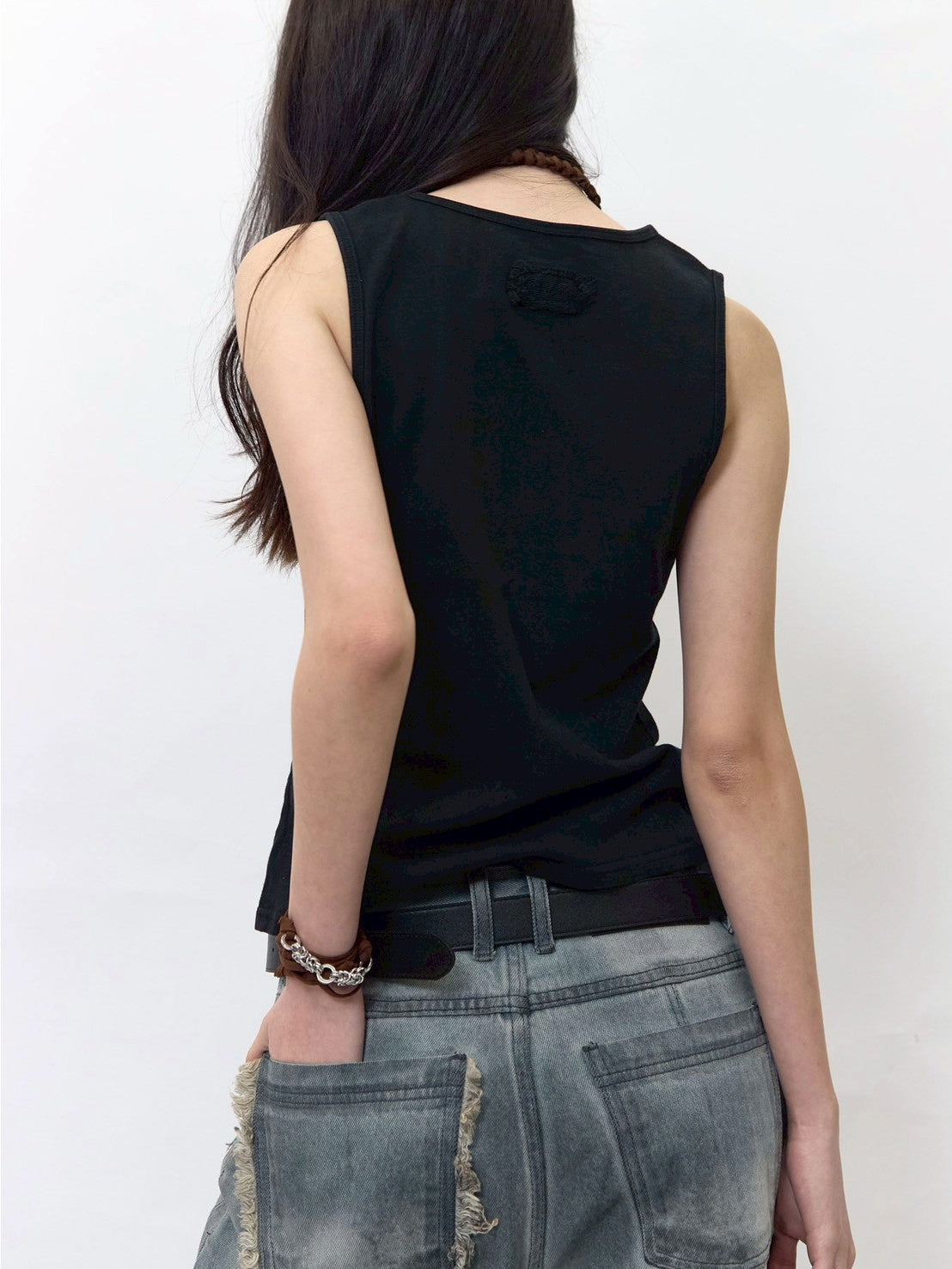 【BLR BLUER】Vintage Washing Sleeveless