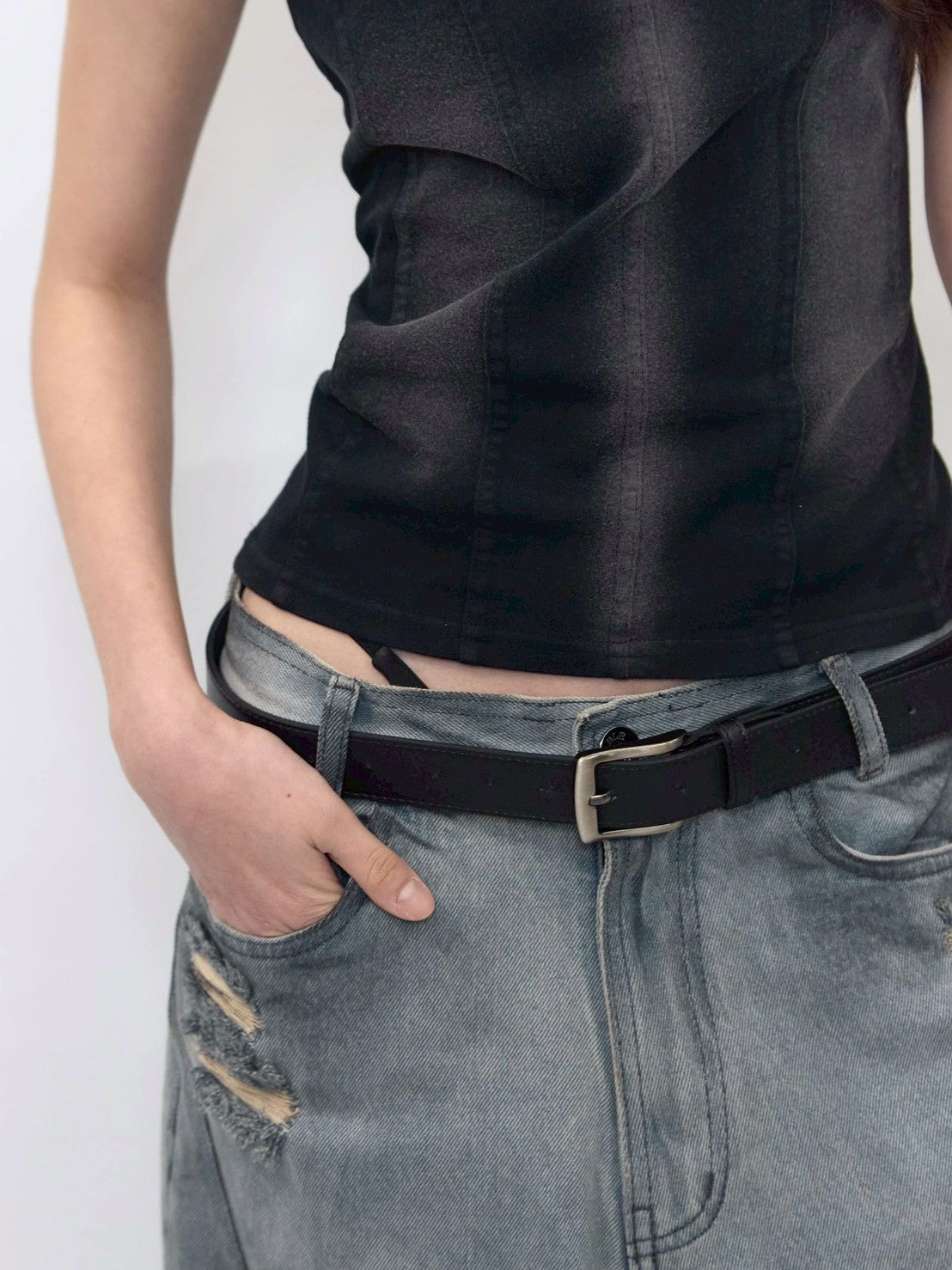 【BLR BLUER】Vintage Washing Sleeveless