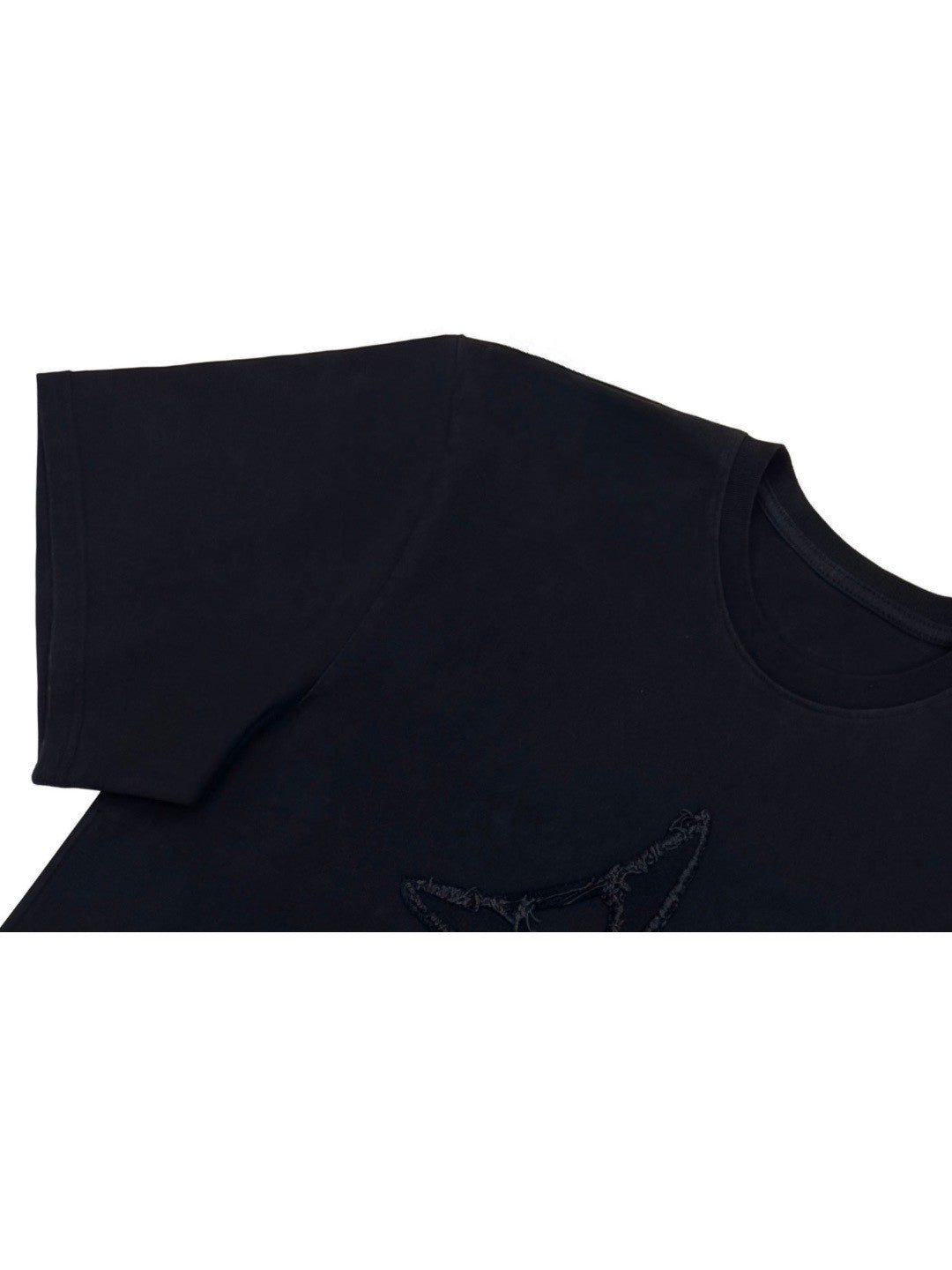 【BLR BLUER】Low-Cut Patch Logo T-Shrits