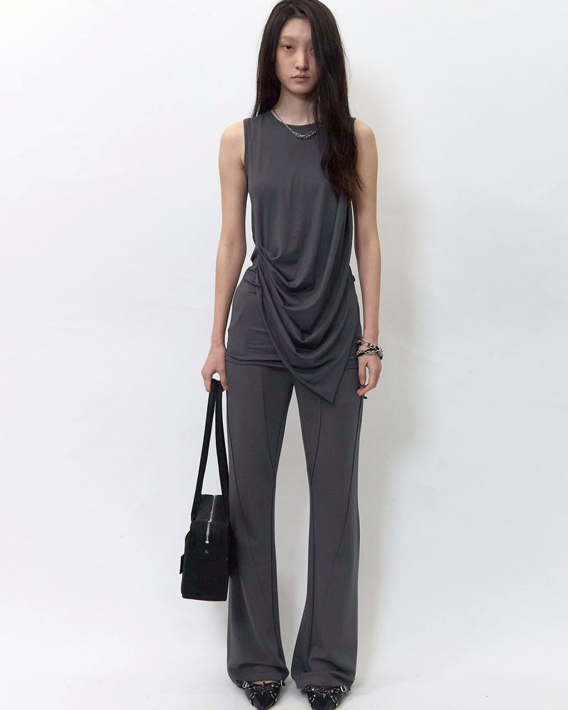 【BLR BLUER】Soft Draping Sleeveless