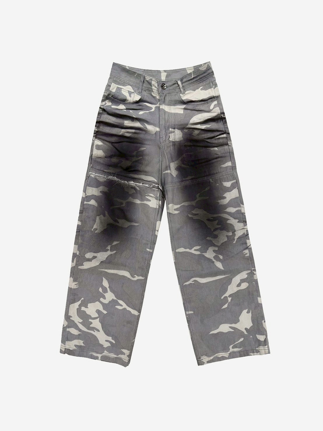 【BLR BLUER】Faded Camo Carpenter Pants